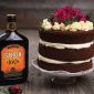 This chocolate naked rum cake is sure to impress your guests. #Stroh160