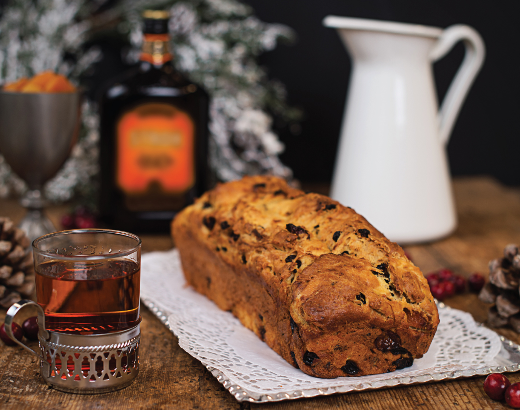 This delicious rum fruitcake is sure to impress your guests. #Stroh160