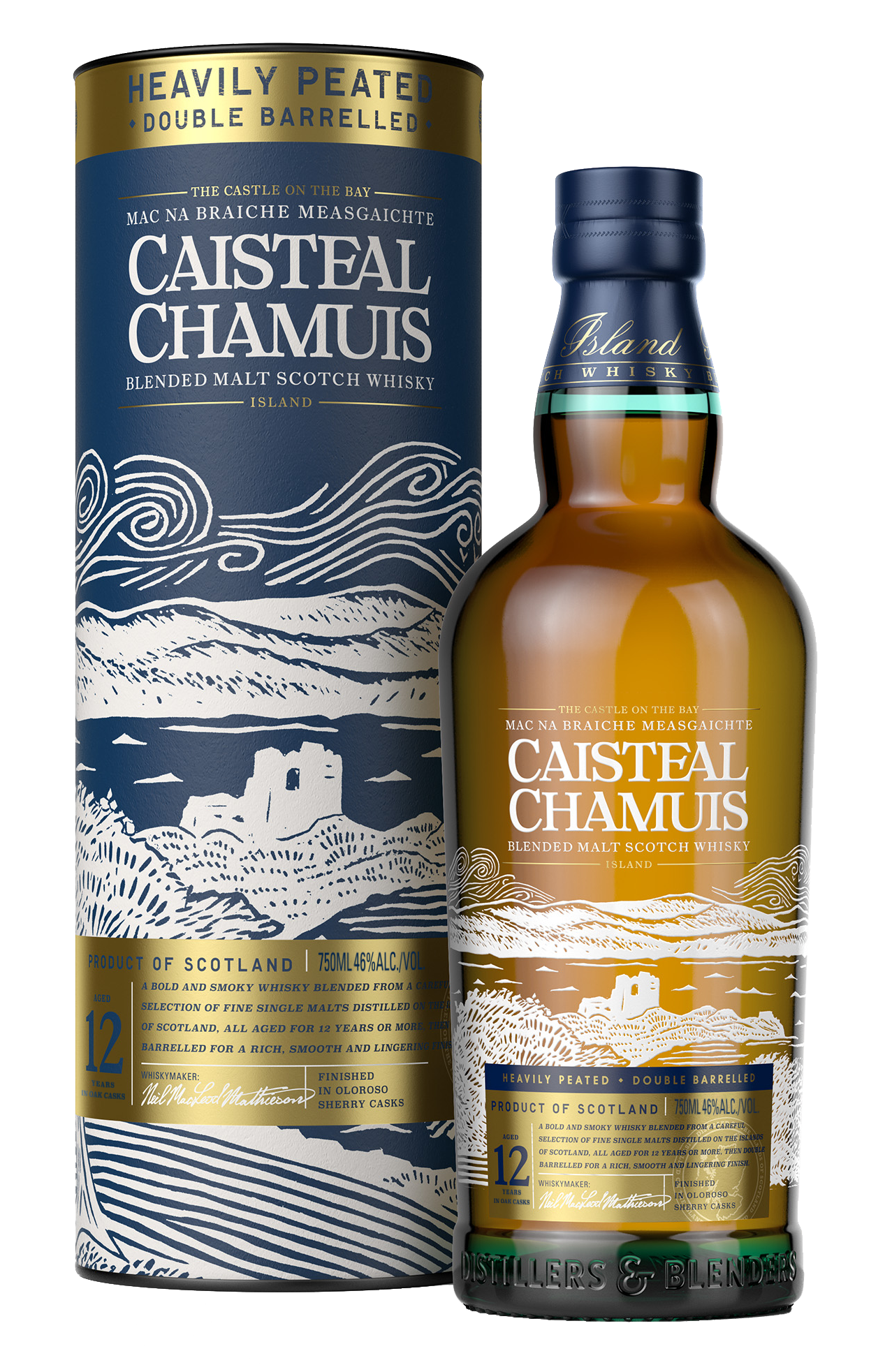 Caisteal Chamuis 12YO Bottle & Tube 750ml copy